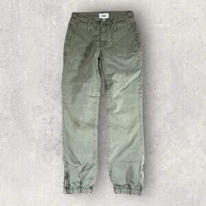 Paige Mayslie Jogger Pants Vintage Ivy Green Streetwear Women’s Size 25 NWT